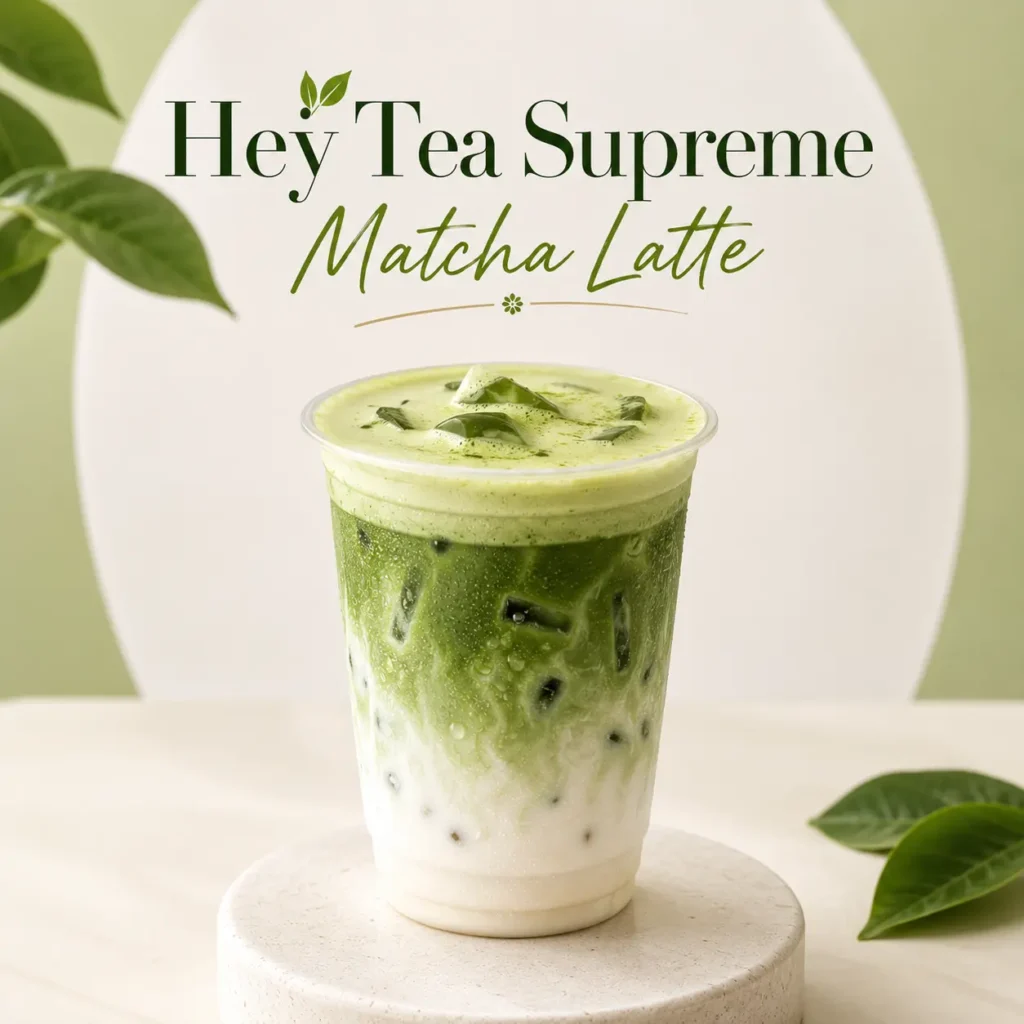 HeyTea Supreme Matcha Latte