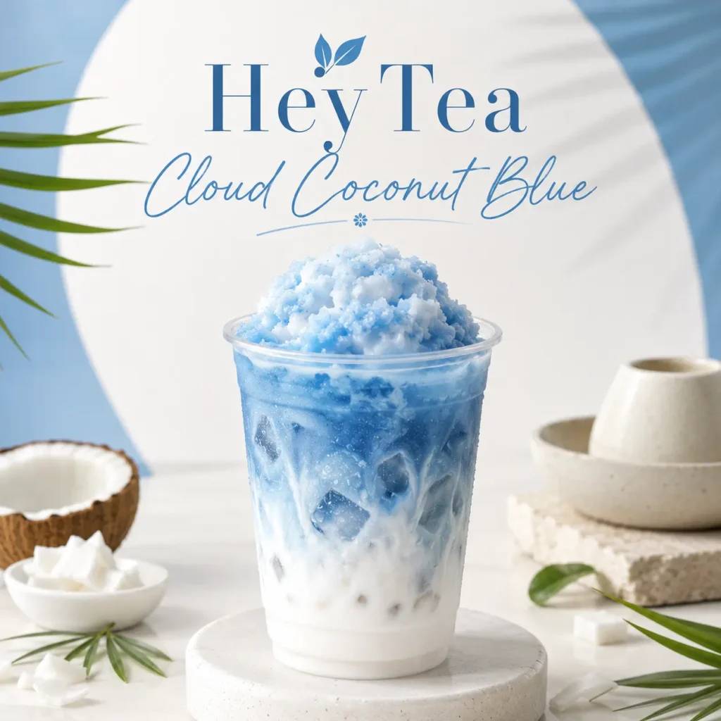 HeyTea Cloud Coconut Blue