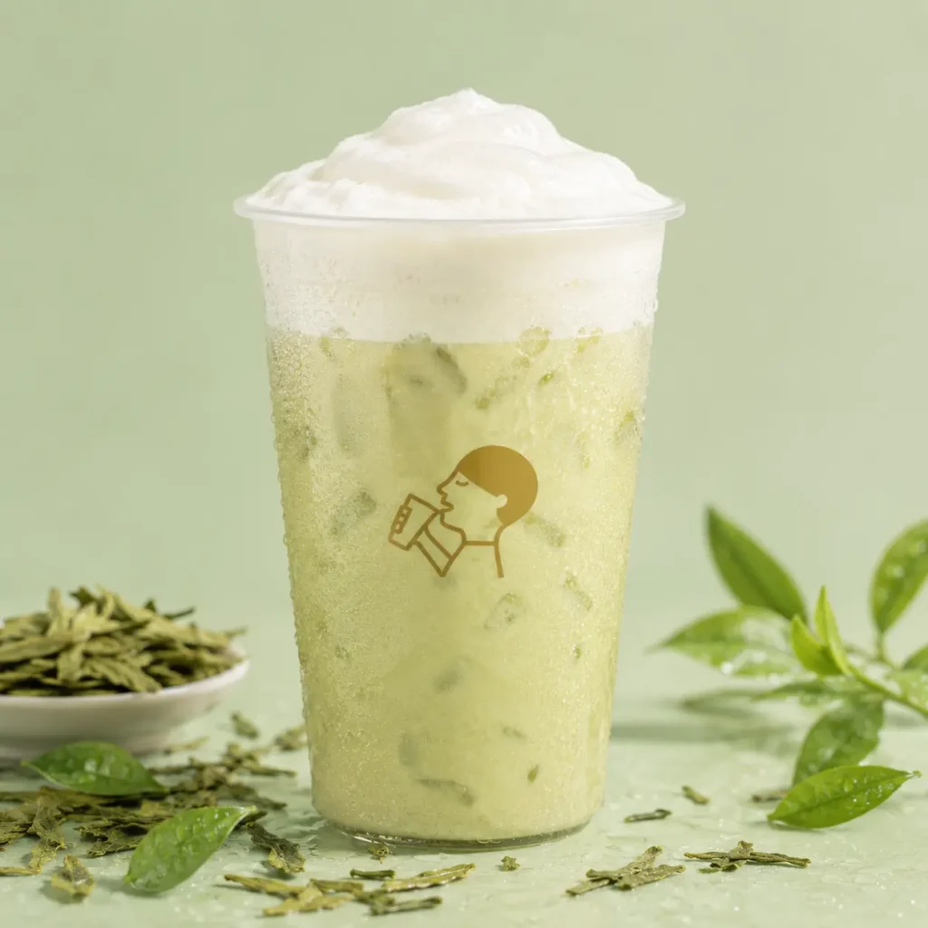 HeyTea Cloud Longjing Milk Tea