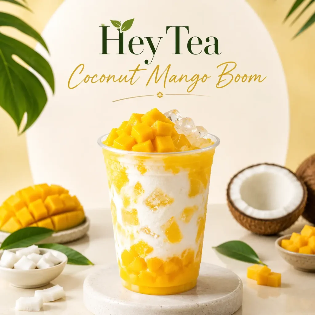 HeyTea Coconut Mango Boom