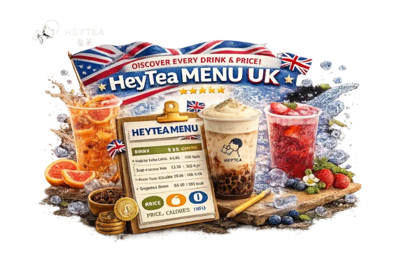 HeyTea Menu UK