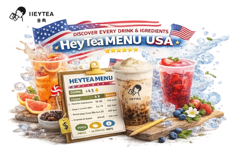 HeyTea Menu USA 2026: Prices, Calories & Locations