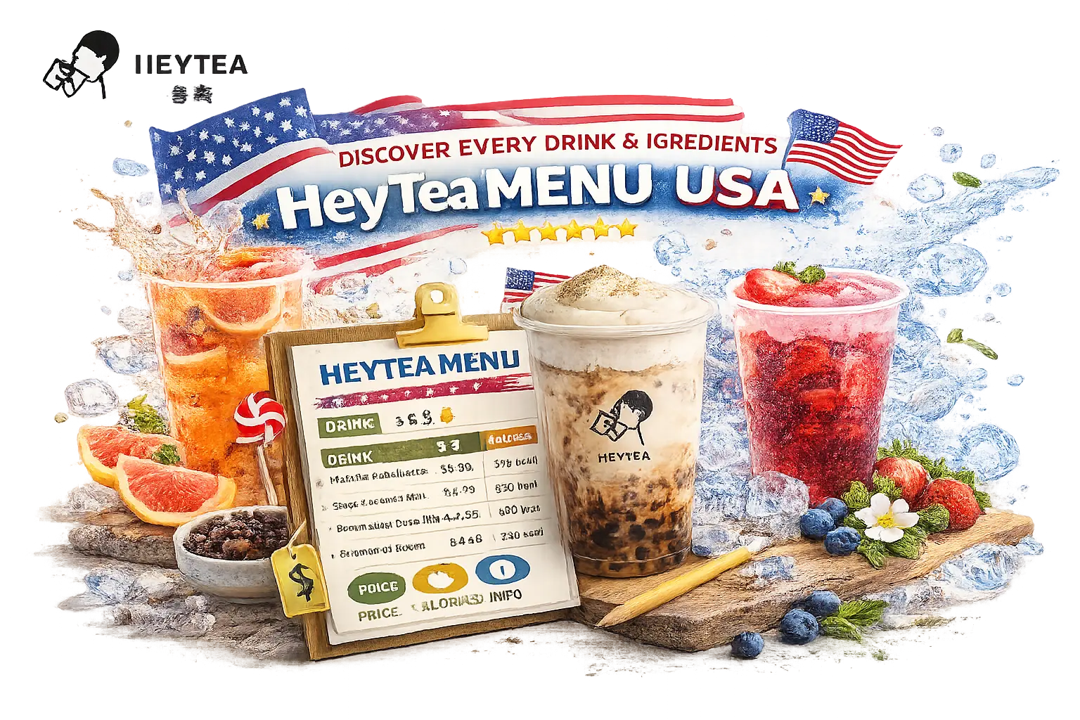 HeyTea Menu USA 2026: Prices, Calories & Locations